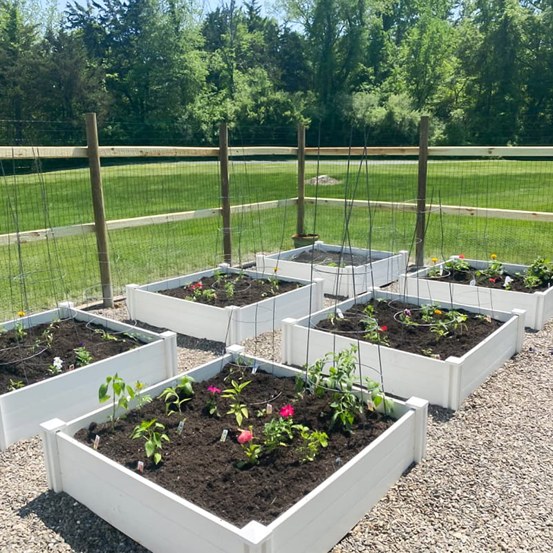 Brugerdefineret størrelse PVC Garden Bed