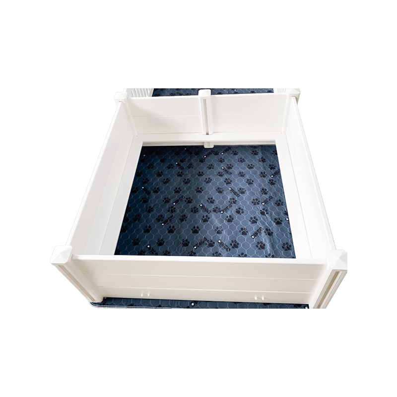 PVC Whelping Box bruger firkantet jernbane tilsluttet